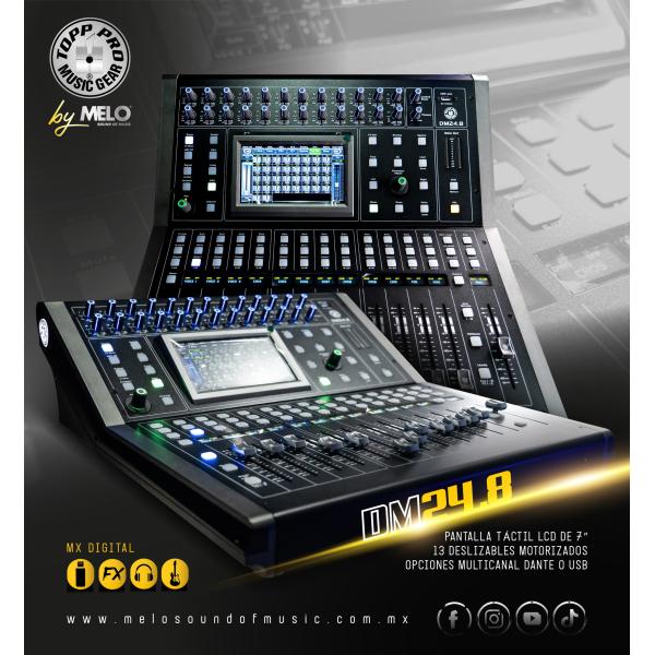 Mezcladora digital topp pro dm24.8