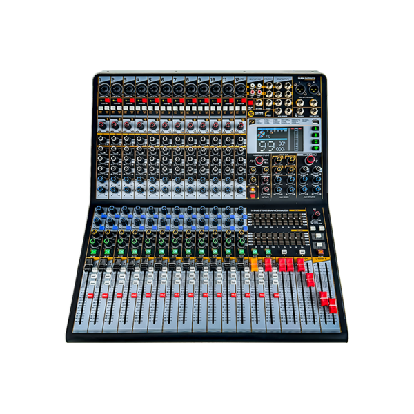 Mezcladora de audio melo gl12