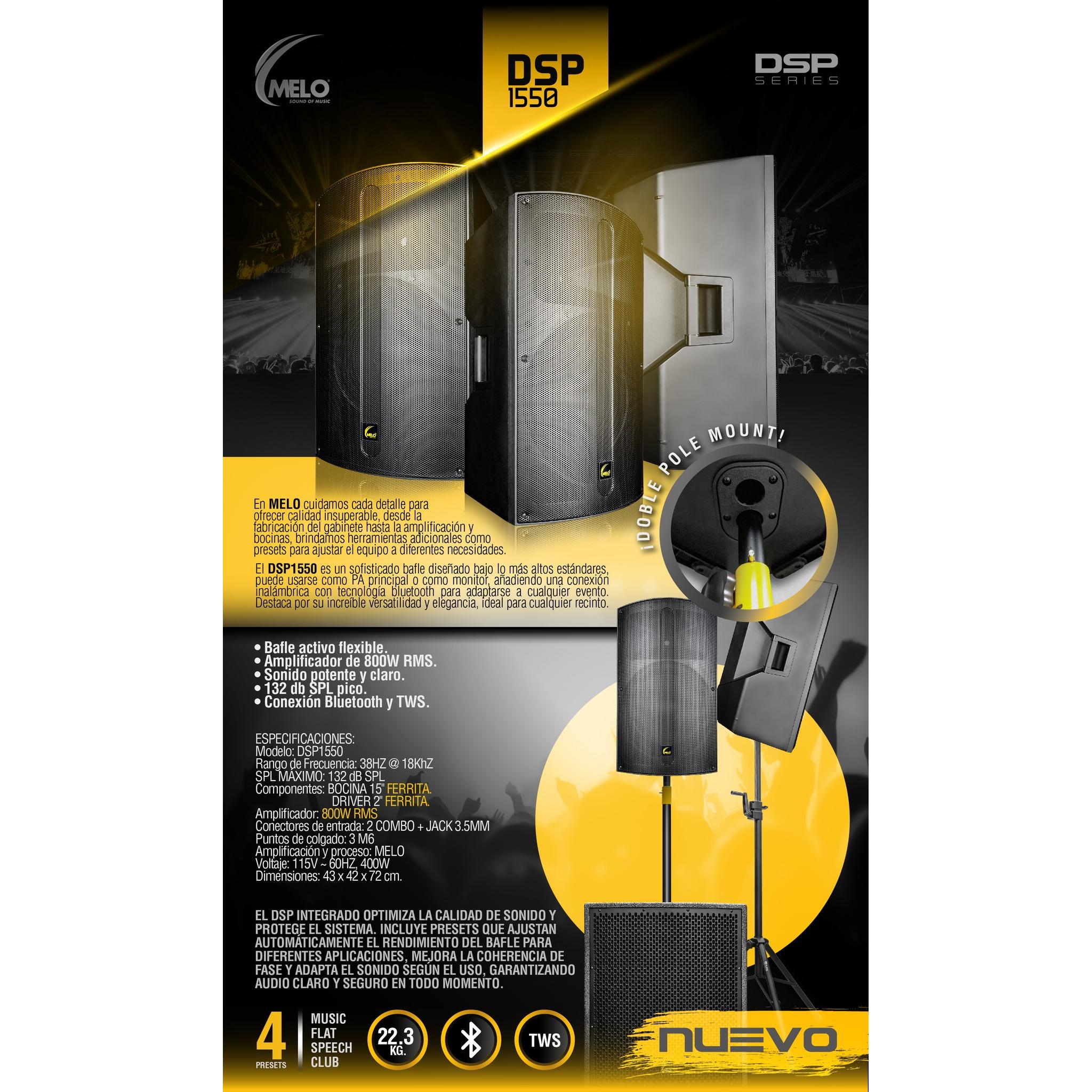 Bafle melo dsp1550 - Imagen 4