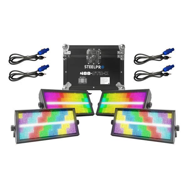 Estrobo steelpro 488-str-k (4 pz en un case)