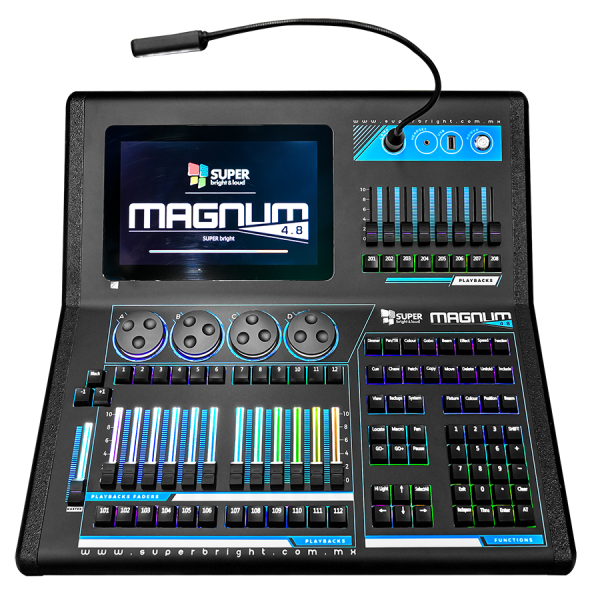 Consola de iluminación super bright magnum 4.8